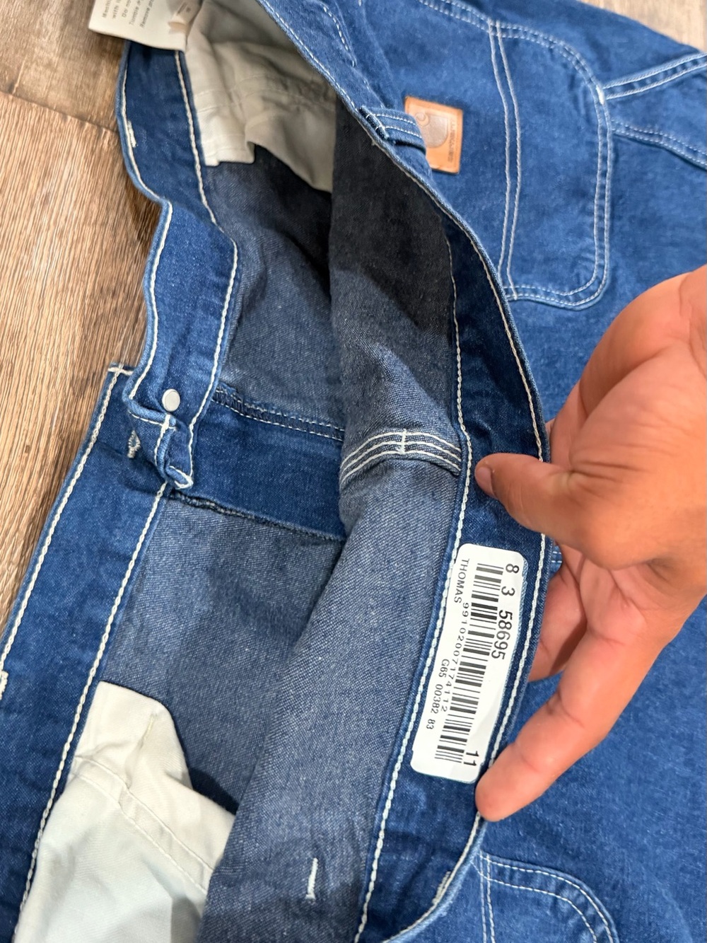 Men's Blue Denim Jeans – Classic Workstyle Fit